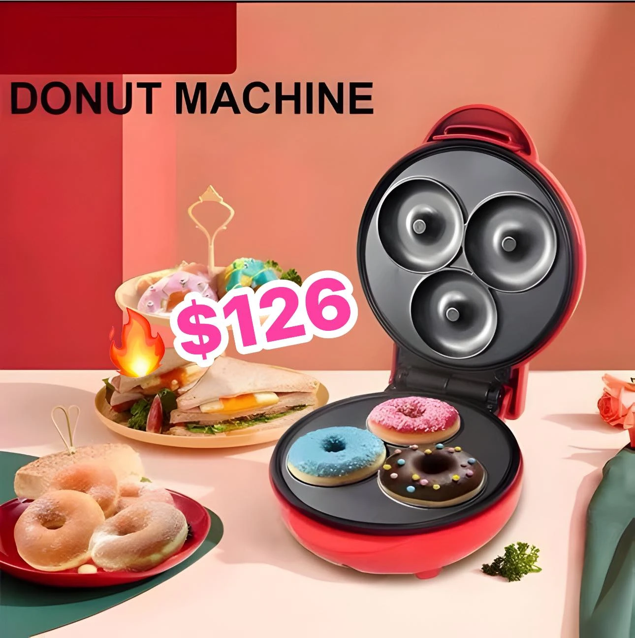 🔥MINI MAKER🔥 WAFFLE