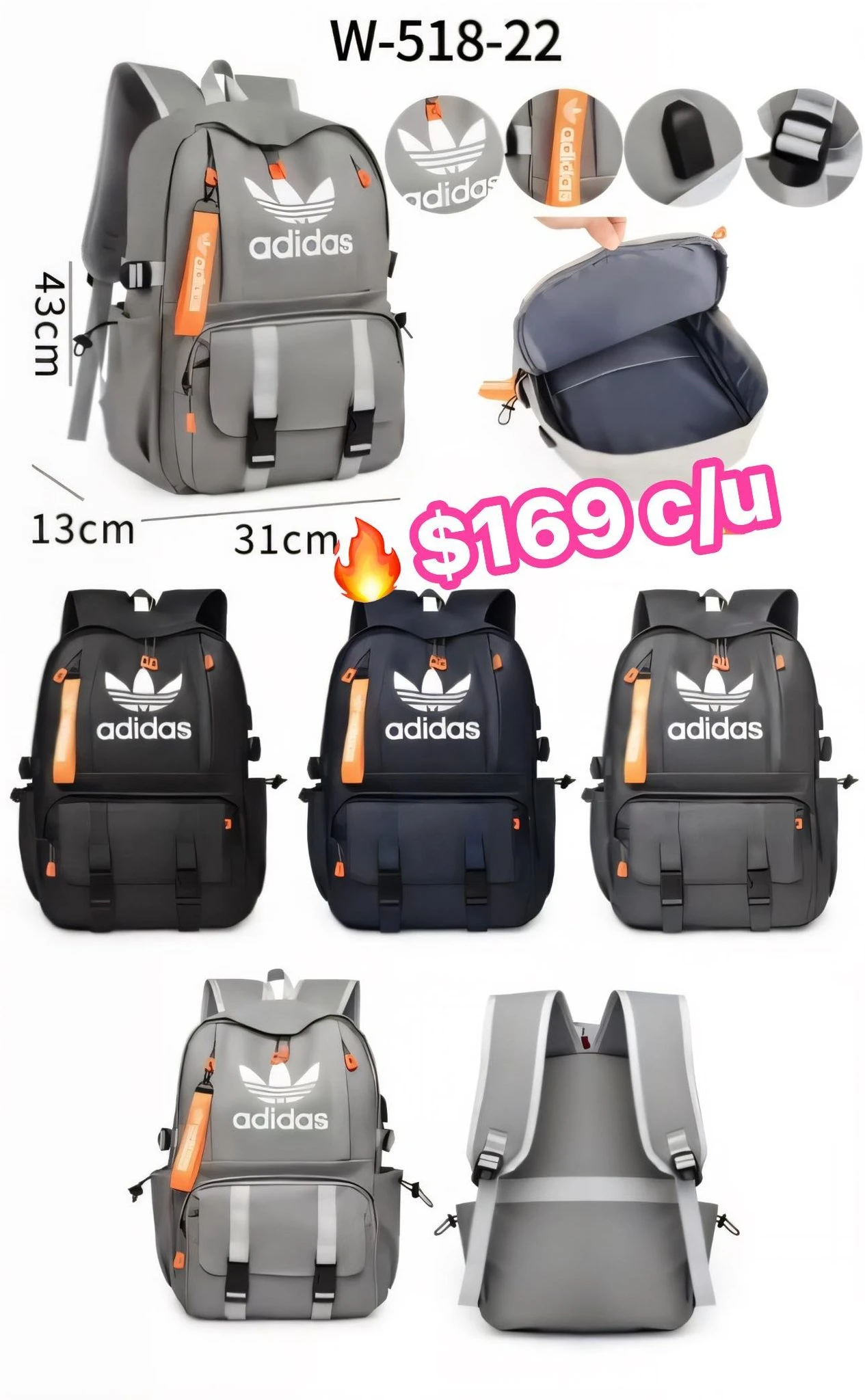 🔥MOCHILA🔥 7826869518226