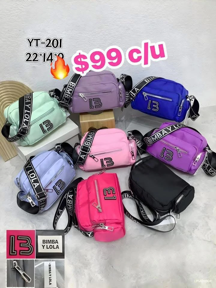 BOLSAS BYMBA Y LOLA 99$, 149$, 85$, 99$
