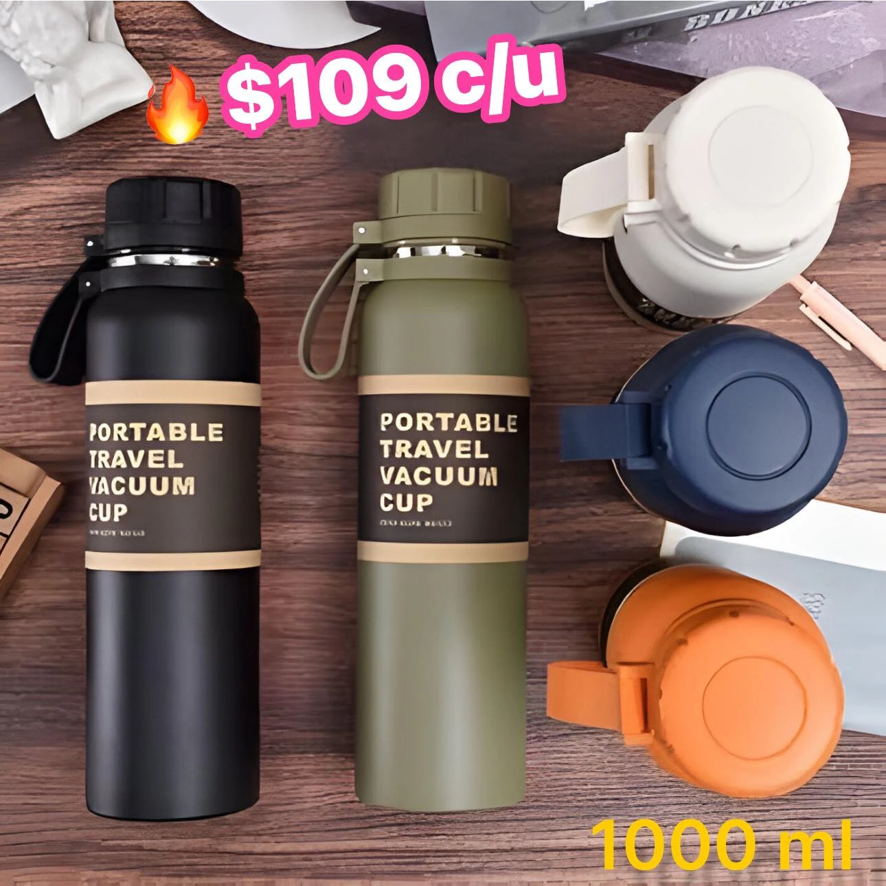 🔥THERMO METÁLICO 1 lt🔥 1000ML