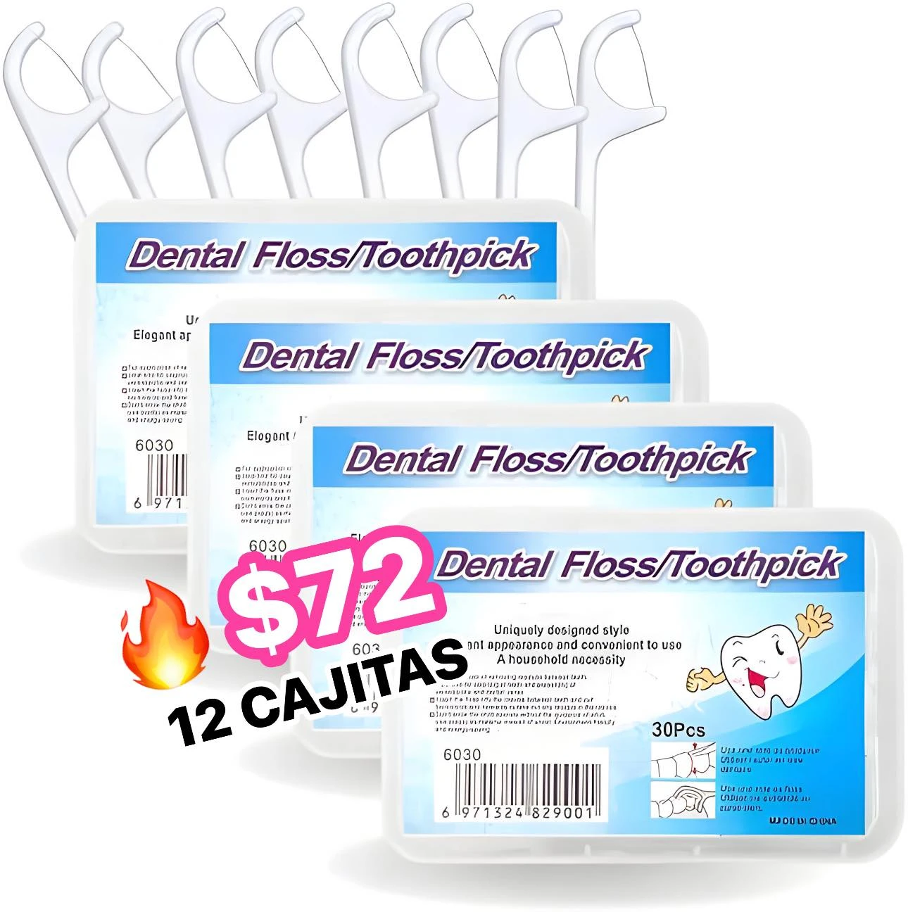 🔥DENTAL FLOSS DOCENA CAJITAS🔥 https://lianfa.com.mx