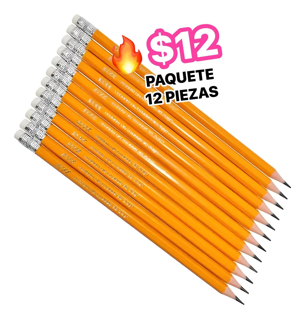 🔥PAQUETE 12 LAPIZ🔥