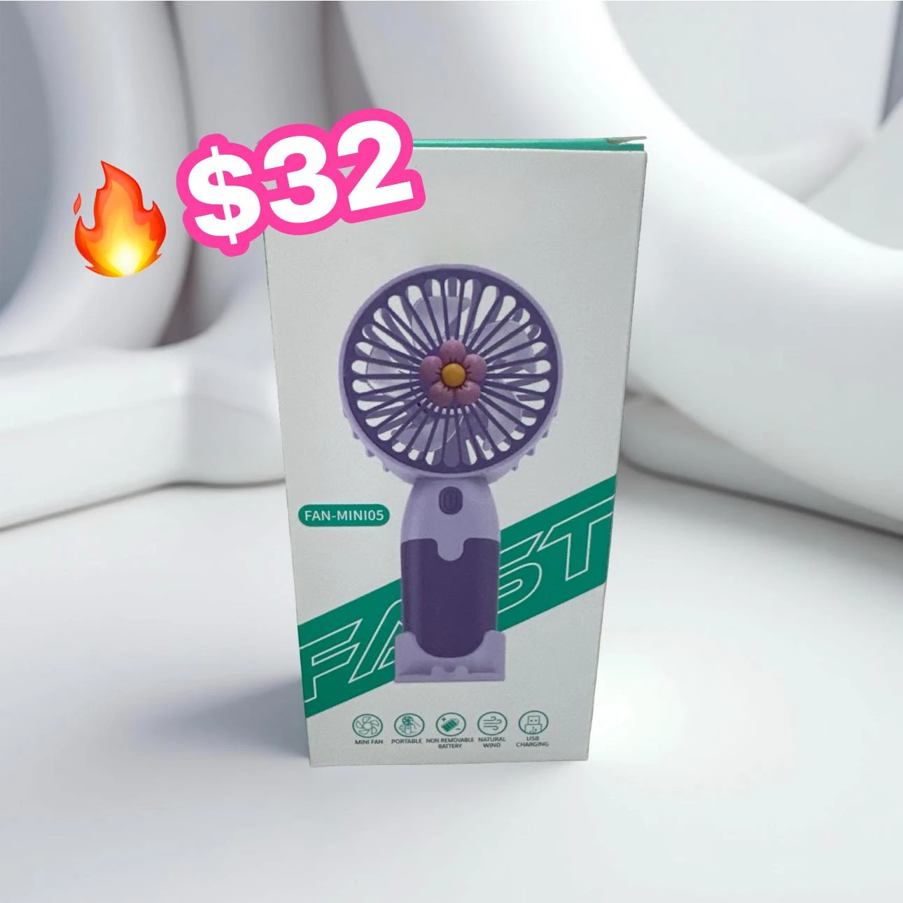 🔥VENTILADOR RECARGABLE🔥 MINI FAN