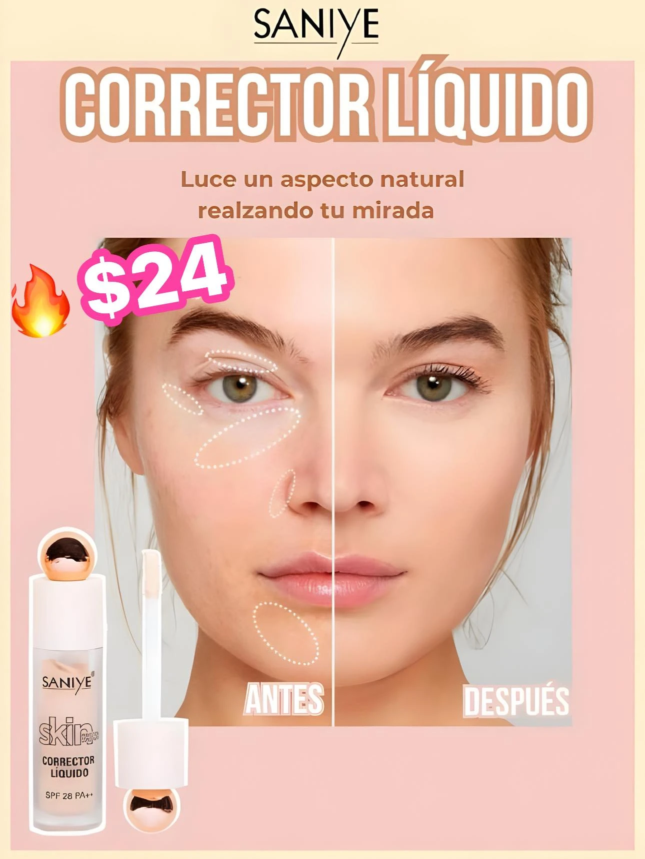 🔥CORRECTOR LIQUIDO SANIYE🔥